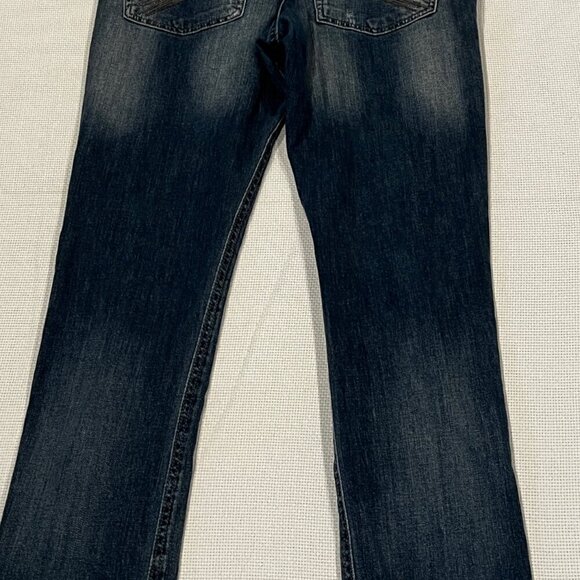 Rock‎ & Republic Jeans Mens Slim Straight Medium Wash Blue Denim Size 34x30 - Picture 7 of 8